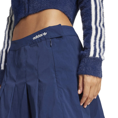 Pleated Skirt Blue