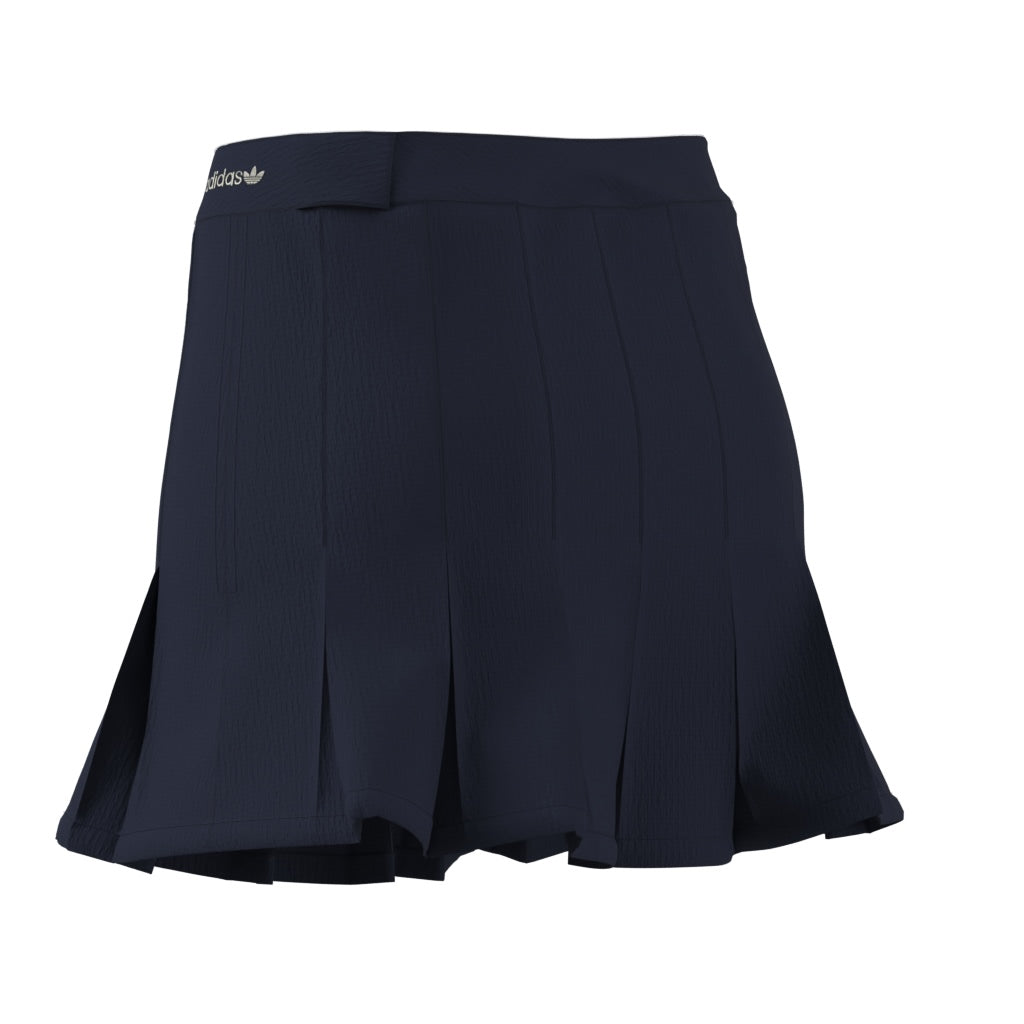 Pleated Skirt Blue