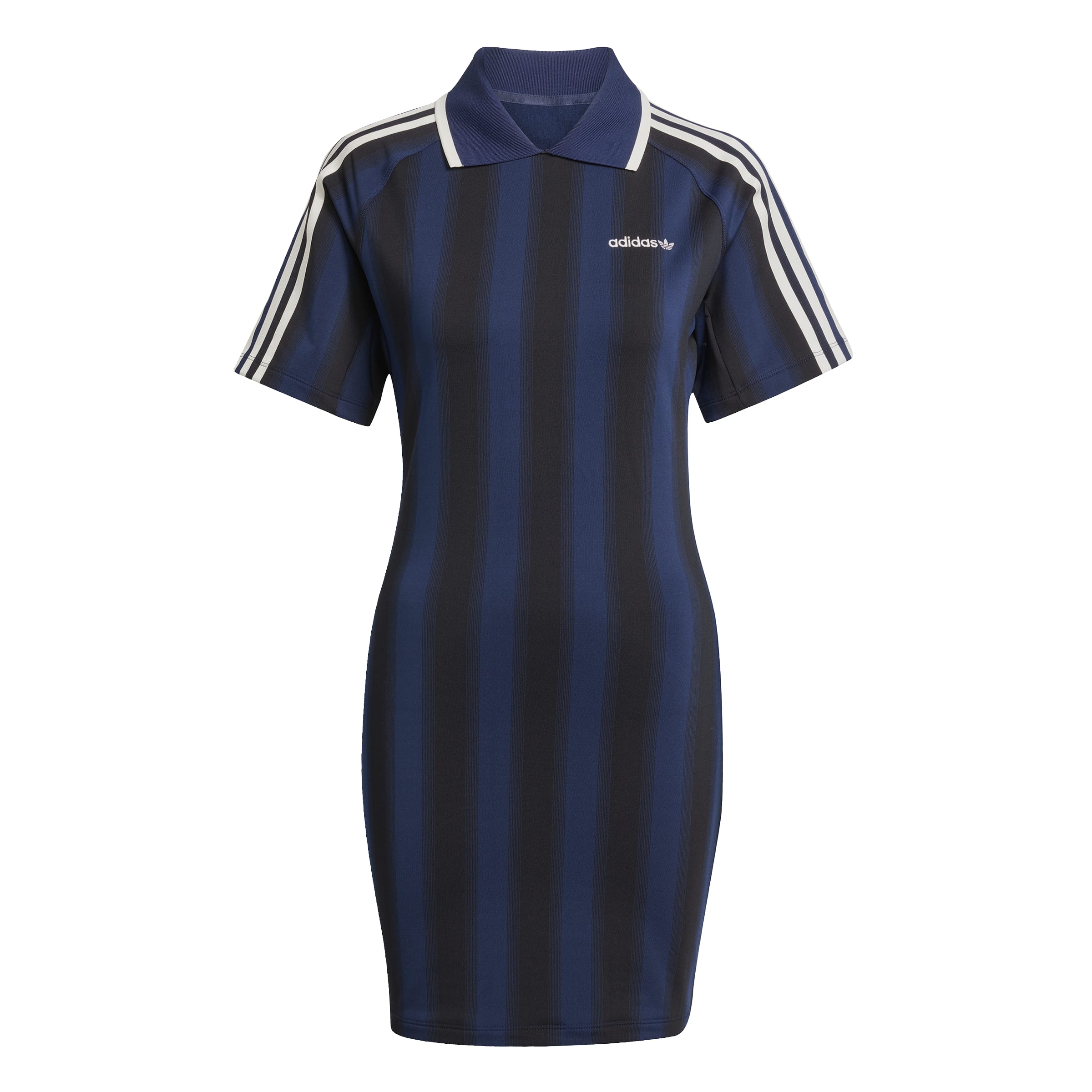 Blue Soccer Inspired Graphic Dress