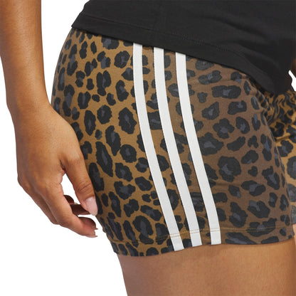 Multicolor Leopard Booty Shorts