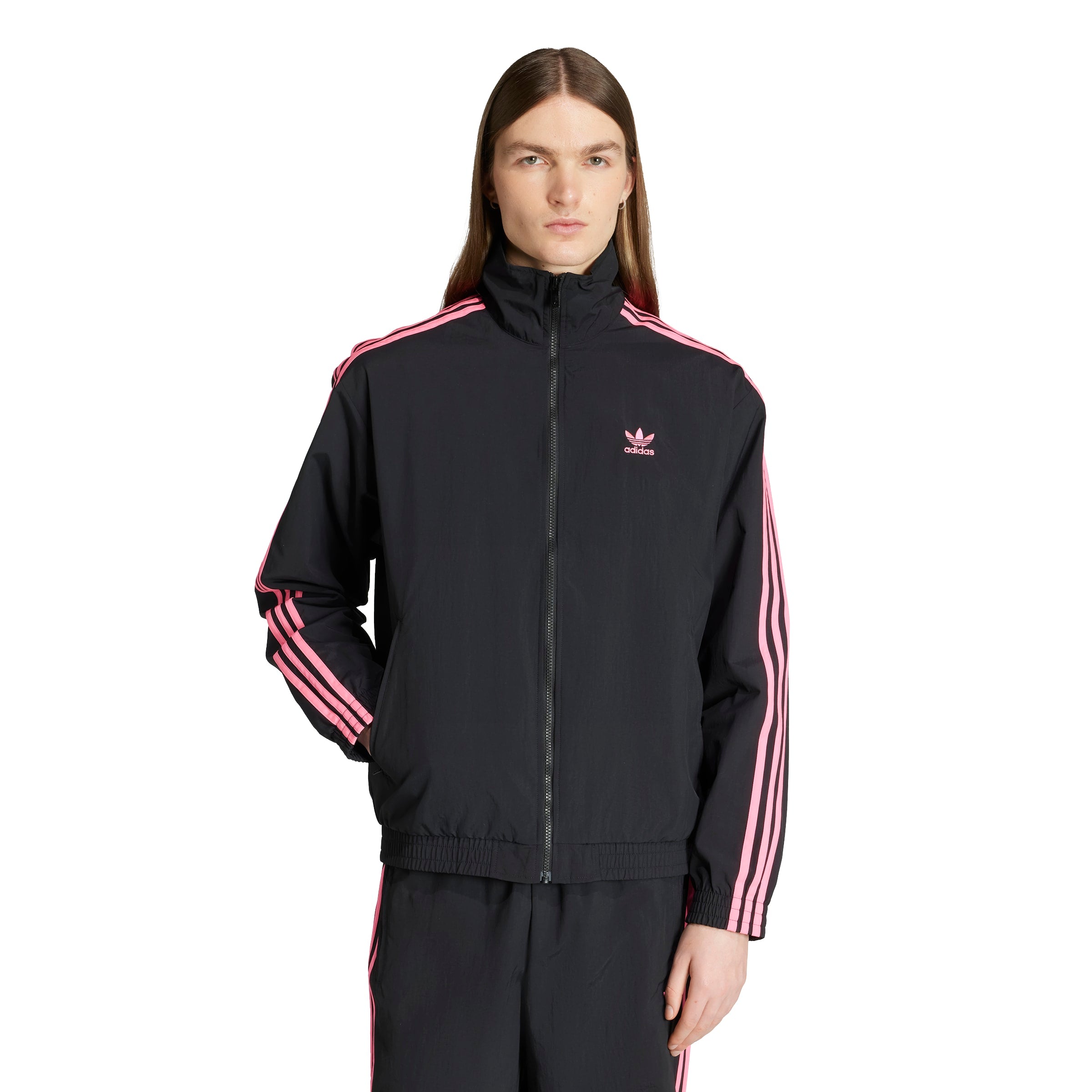 Firebird Black & Lucid Pink Track Top