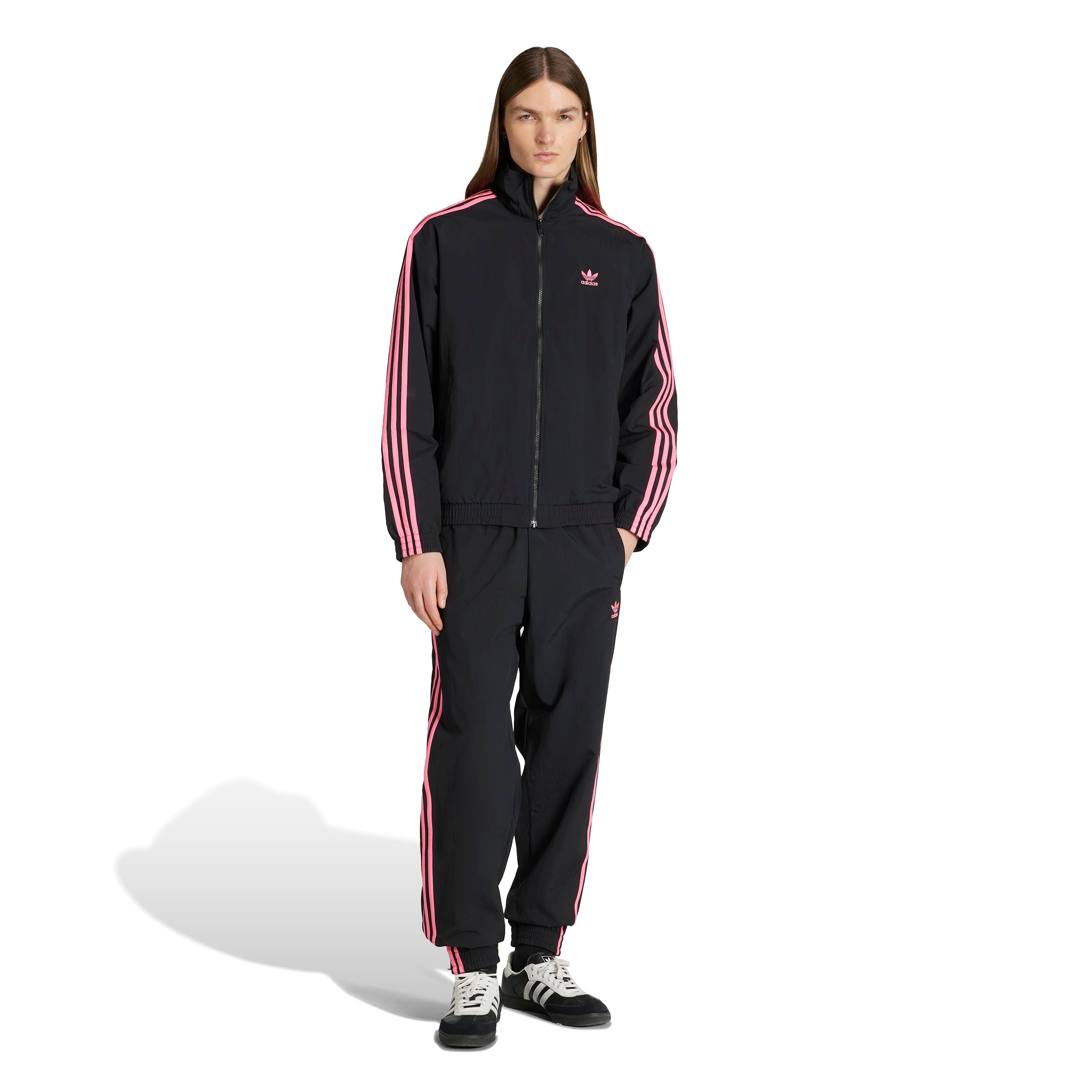 Firebird Black & Lucid Pink Track Top