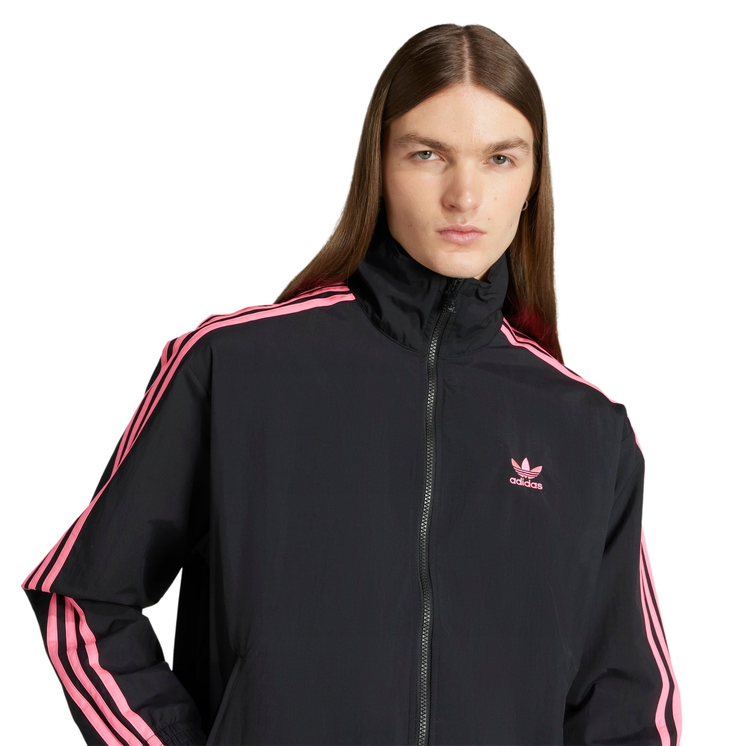 Firebird Black & Lucid Pink Track Top