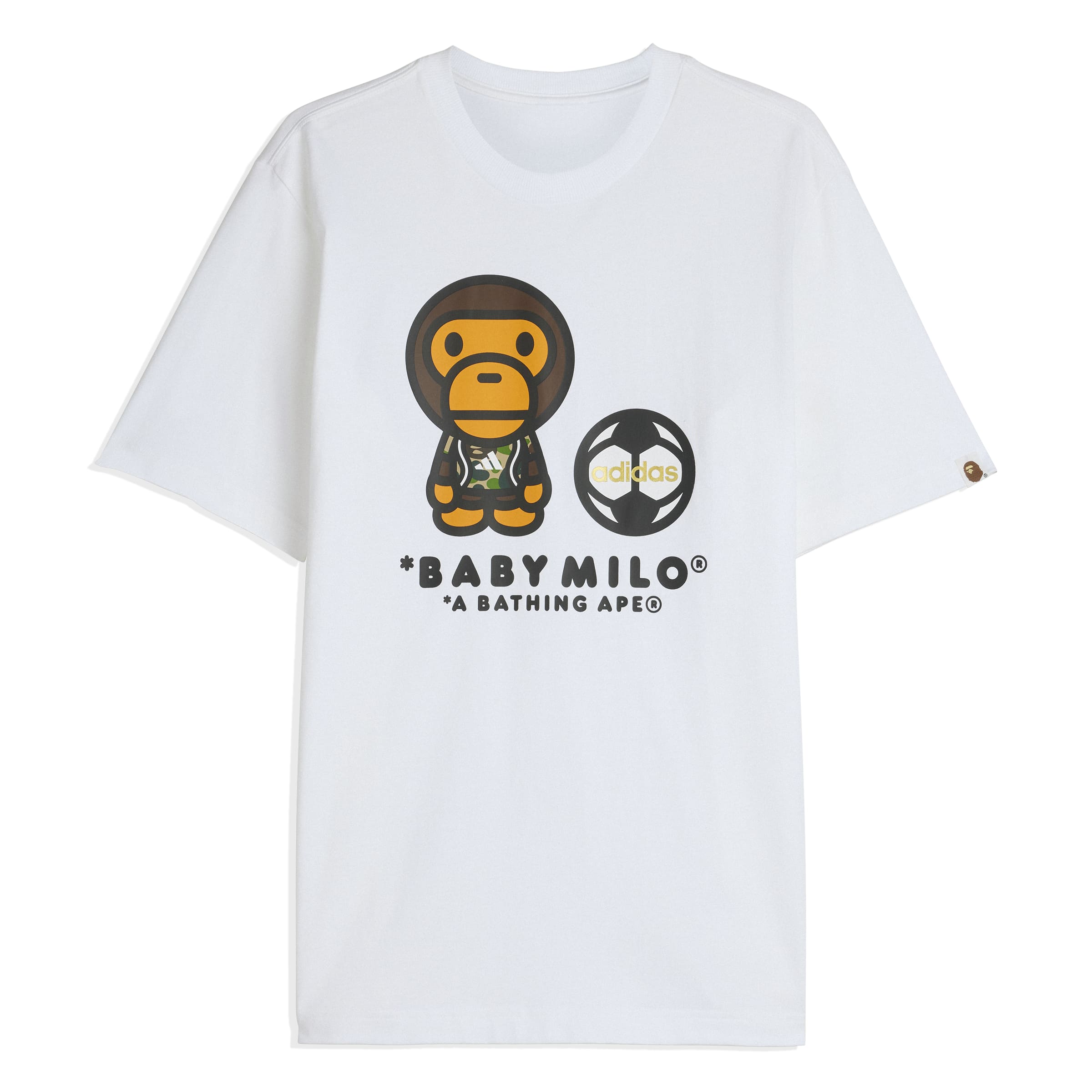 Bape Short Sleeve Milo White T-shirt