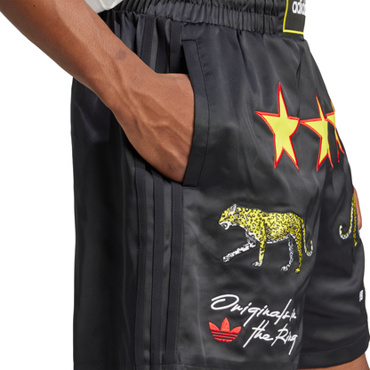 Graphic Box Shorts Black