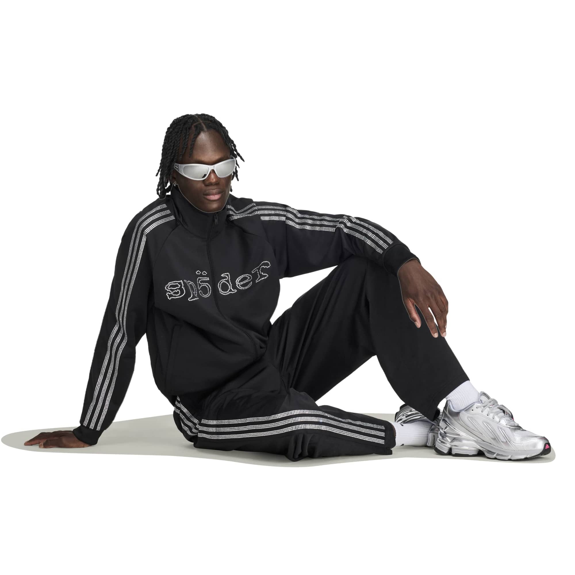 SP5DER Rhinestone Track Top