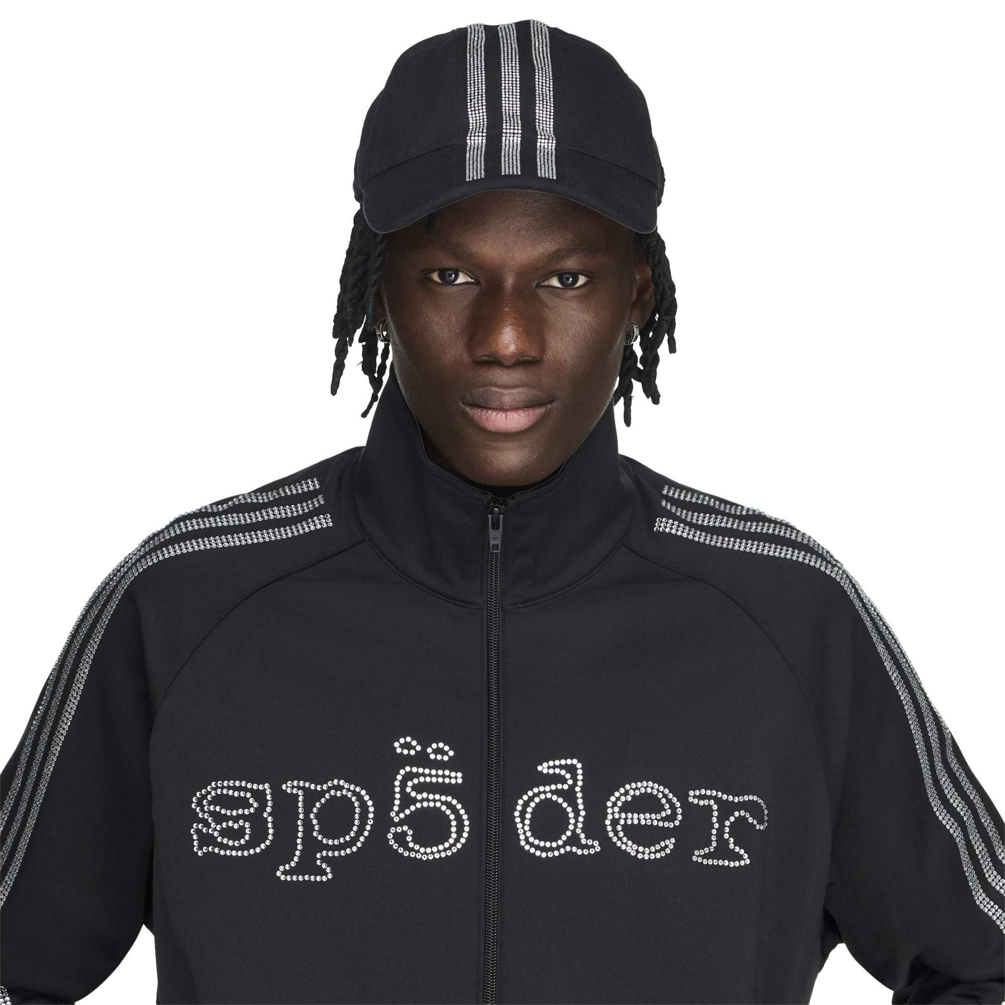 SP5DER Rhinestone Track Top