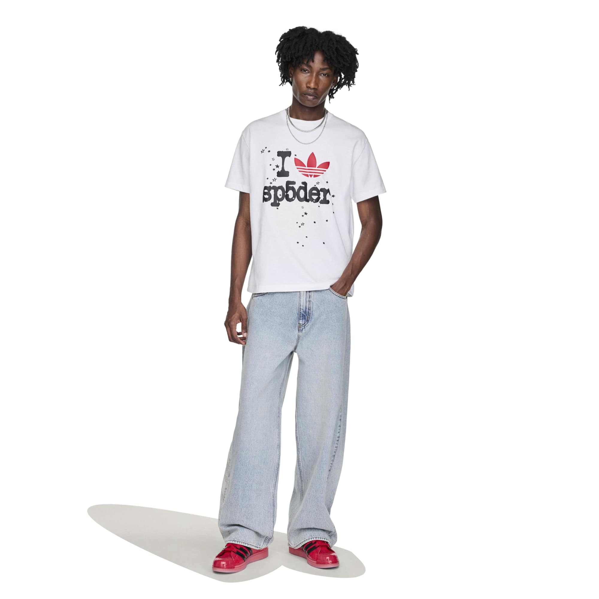 SP5DER White T-Shirt – WOODstack