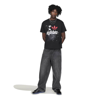 SP5DER Black T-Shirt