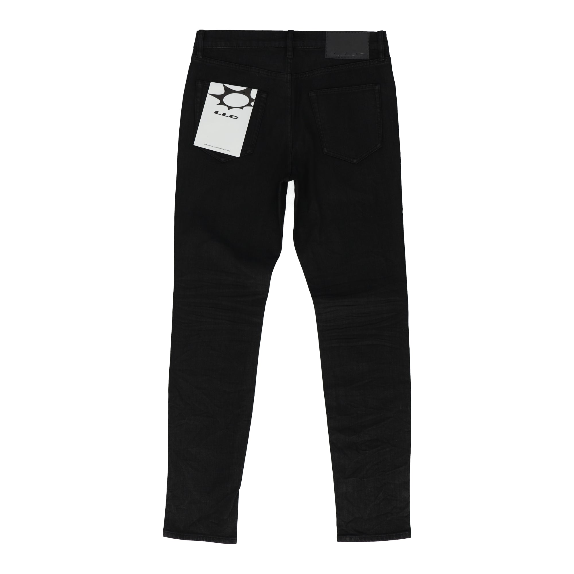 Skinny Coated Black Denim Jeans – WOODstack