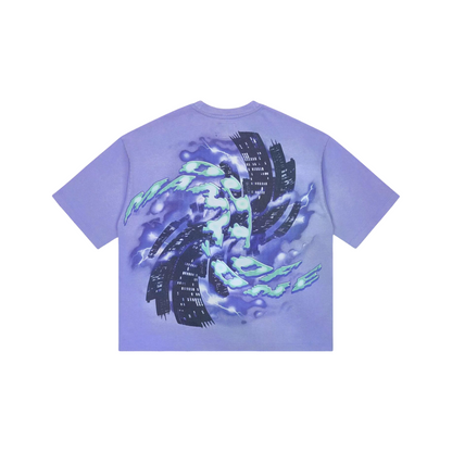 Liberty Tears Purple Wash T-Shirt-Purple