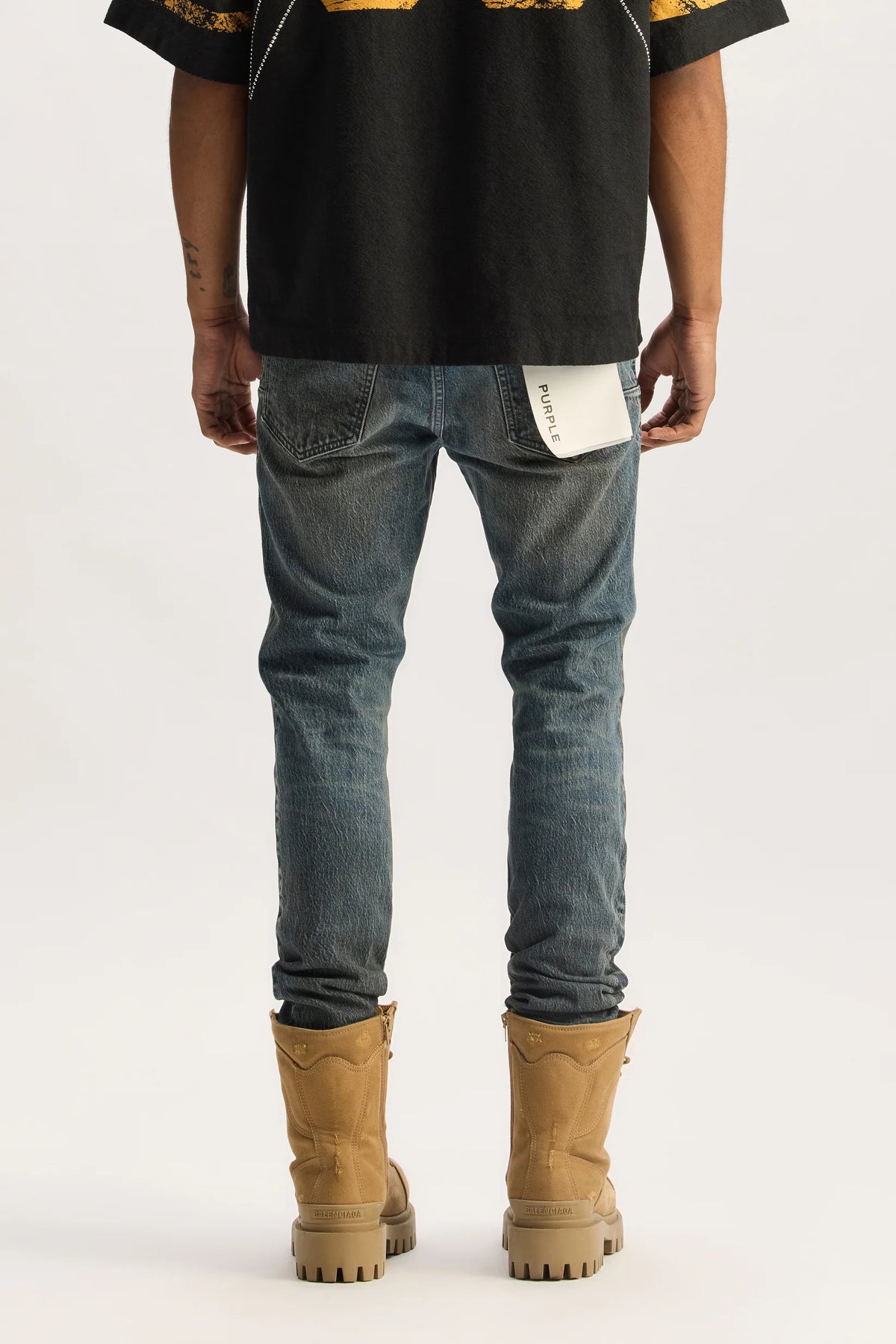 Purple-VINTAGE GREEN CAST JEANS