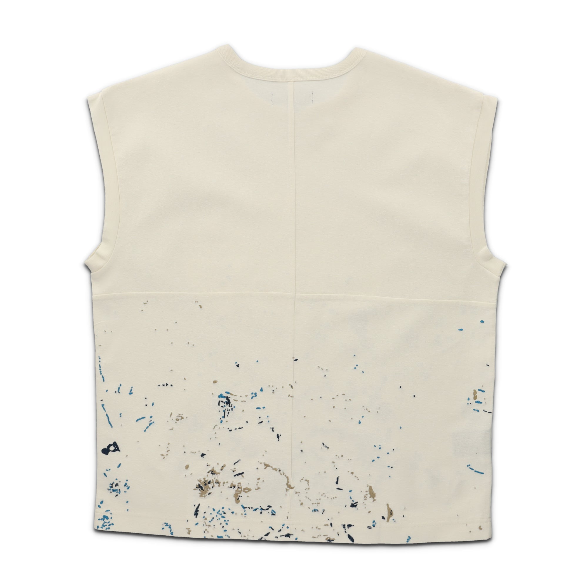 Textured Jersey Sleeveless Tee
