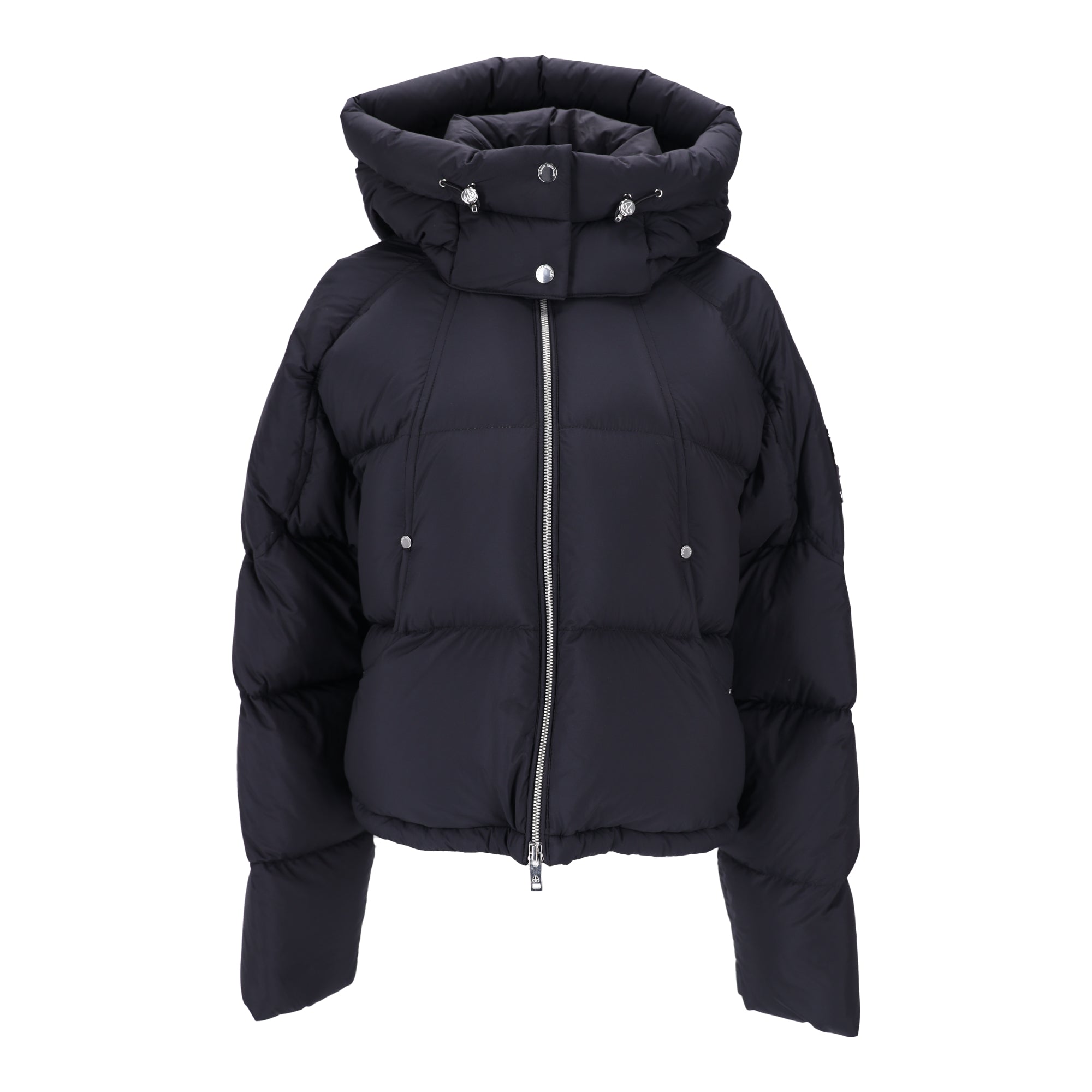 Akai Cropped Black Puffer Jacket