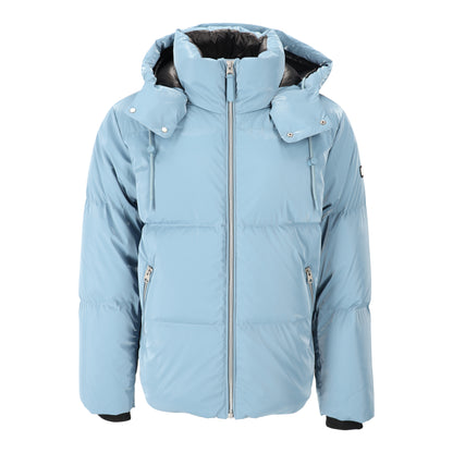 Hooded Down Blue Coat