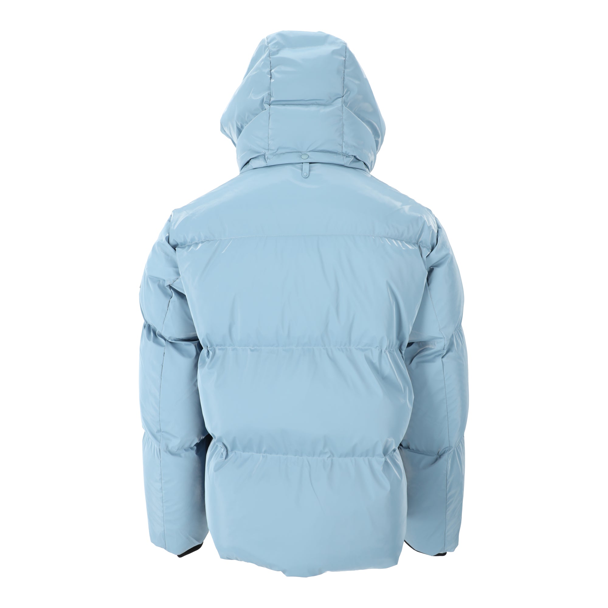 Hooded Down Blue Coat