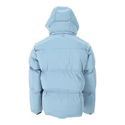 Hooded Down Blue Coat