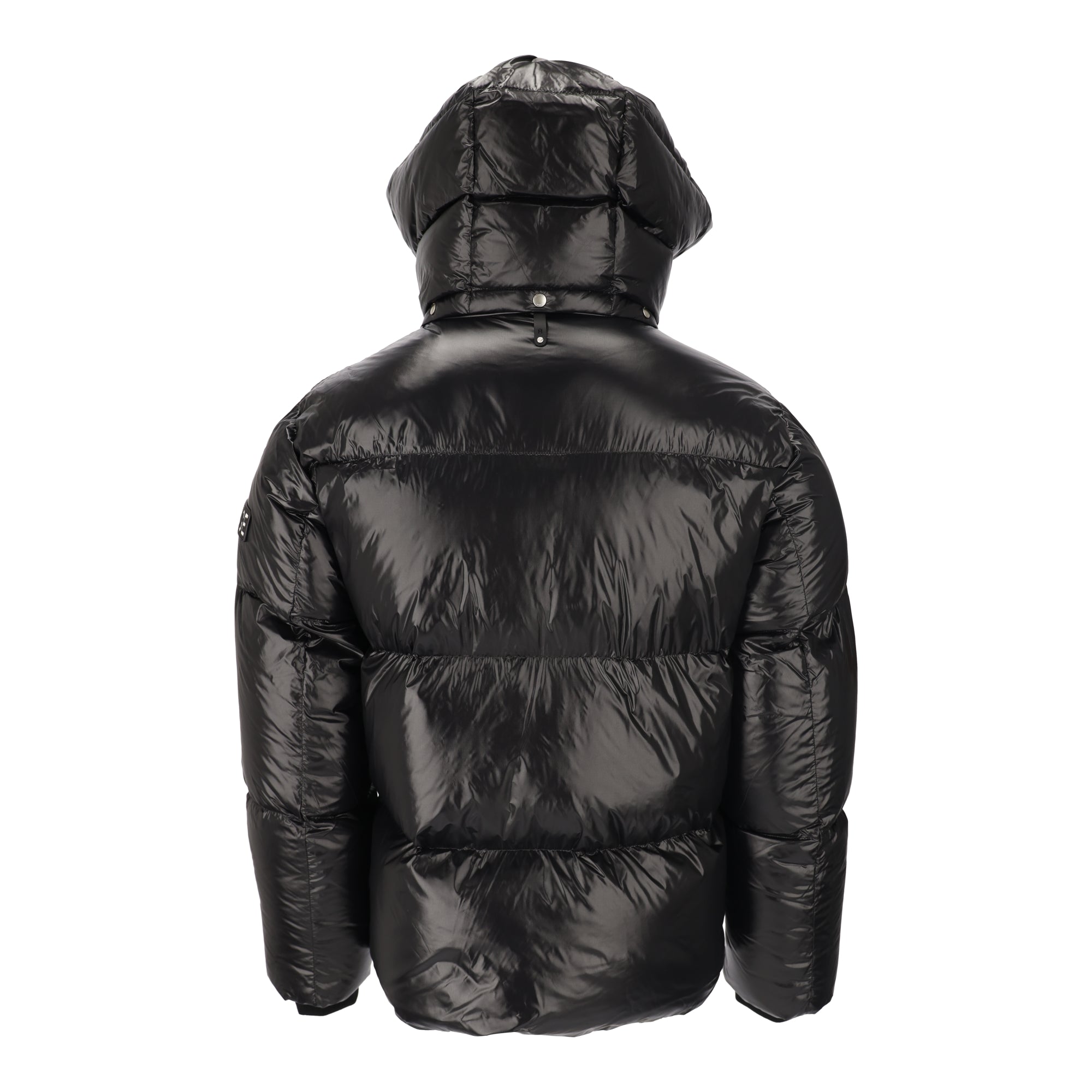 Hooded Down Black Coat