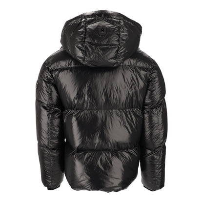 Hooded Down Black Coat