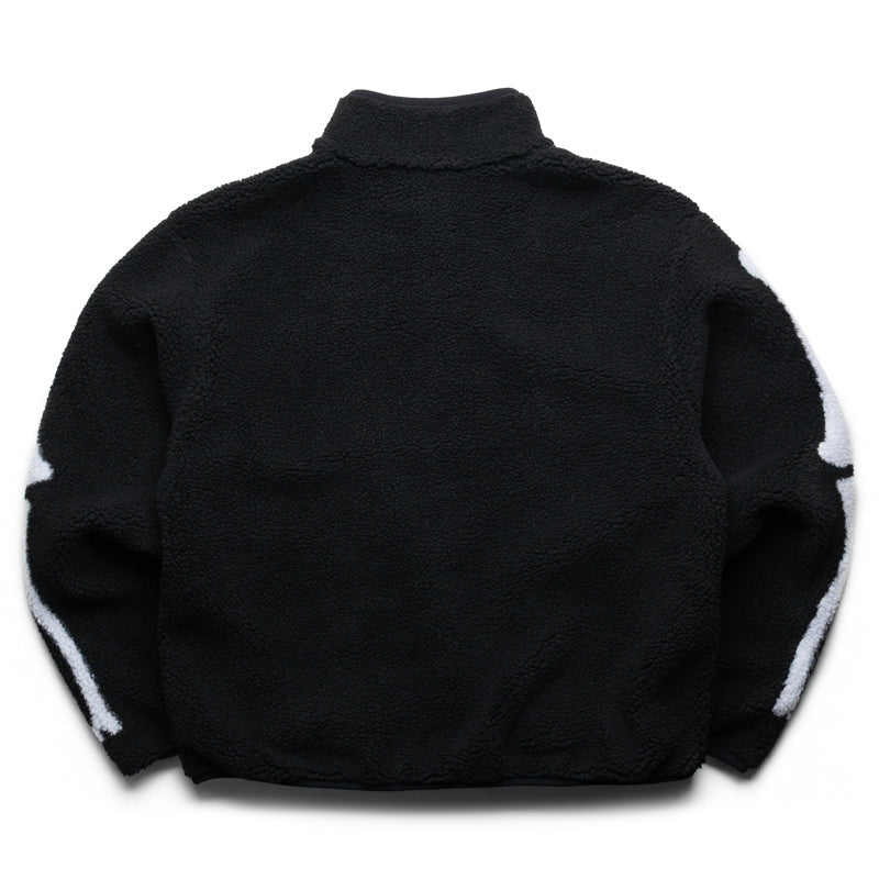 Market-SKELETAL QUARTER ZIP SHERPA PULLOVER