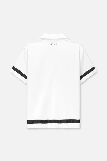 Rta Nathan Oversized Shirt White Poppy