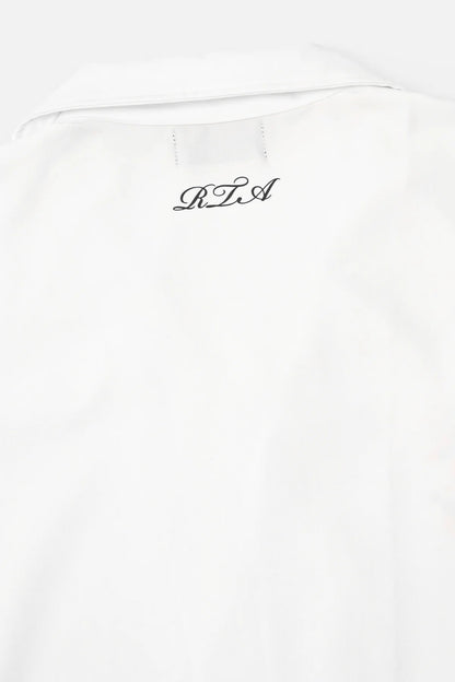 Rta Nathan Oversized Shirt White Poppy