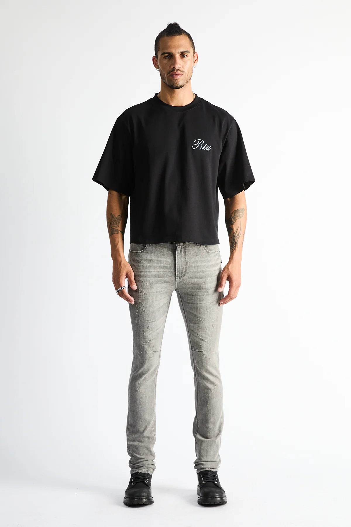 RTA-CLAYTON SKINNY JEAN - GRAY