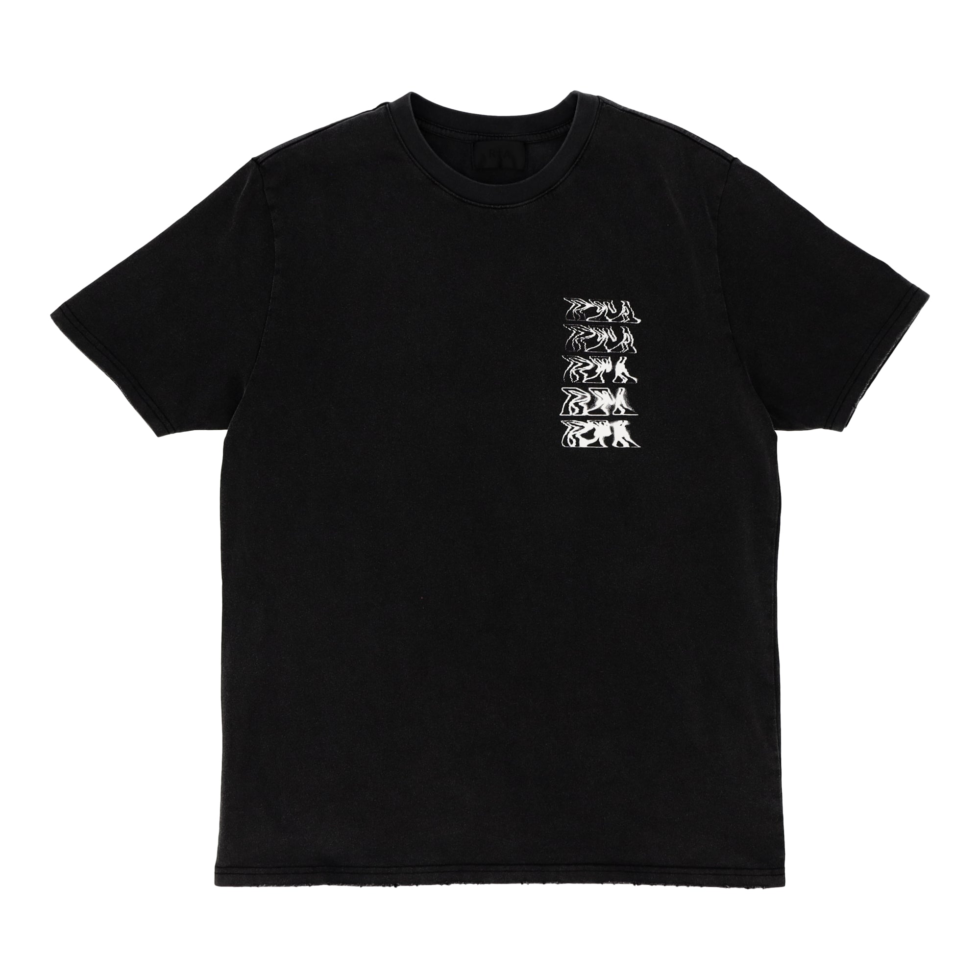 Liam Slim Fit Shor Sleeve Black T-shirt