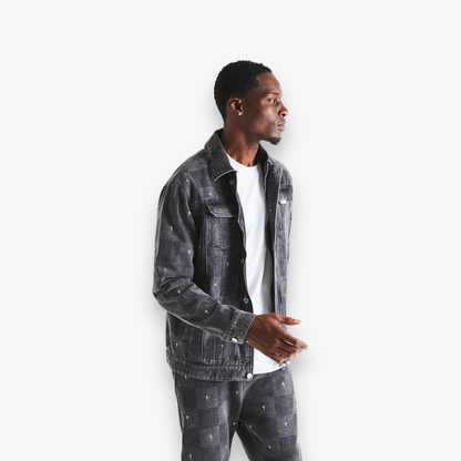 Danny Jean Jacket Grey Cross Checker
