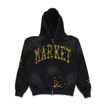 Galaxy Arc  Black Full-Zip Hoodie
