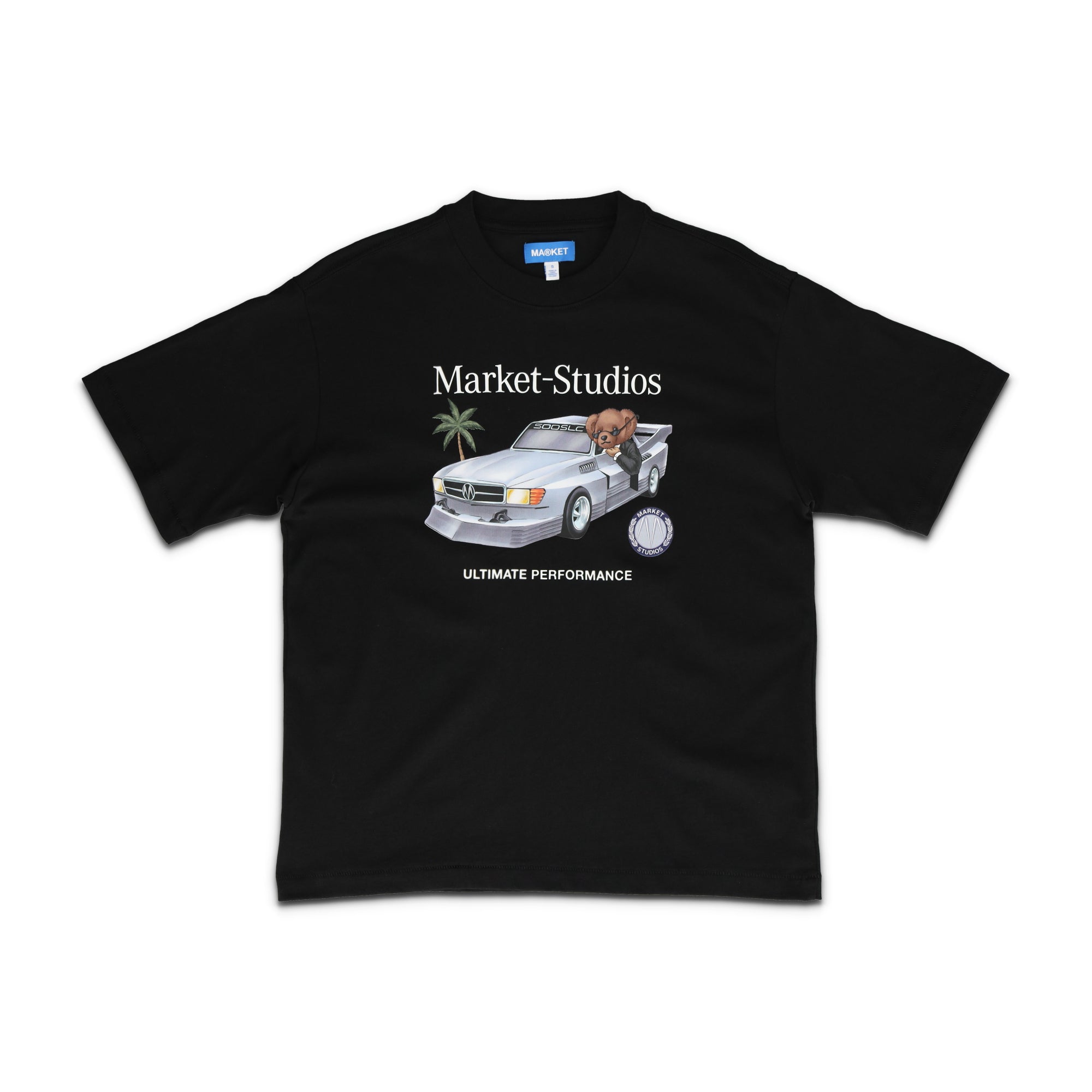 Des Bear Black Tee