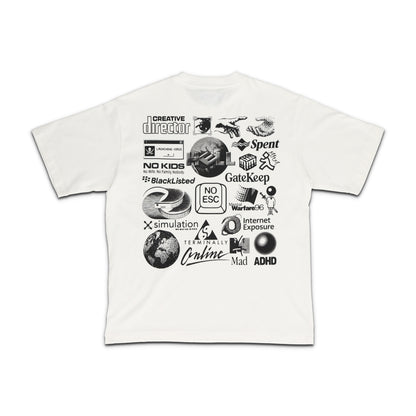 Terminally Online White Tee