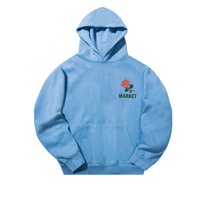 3D Have a Nice Day Blue Pullover Hoodie