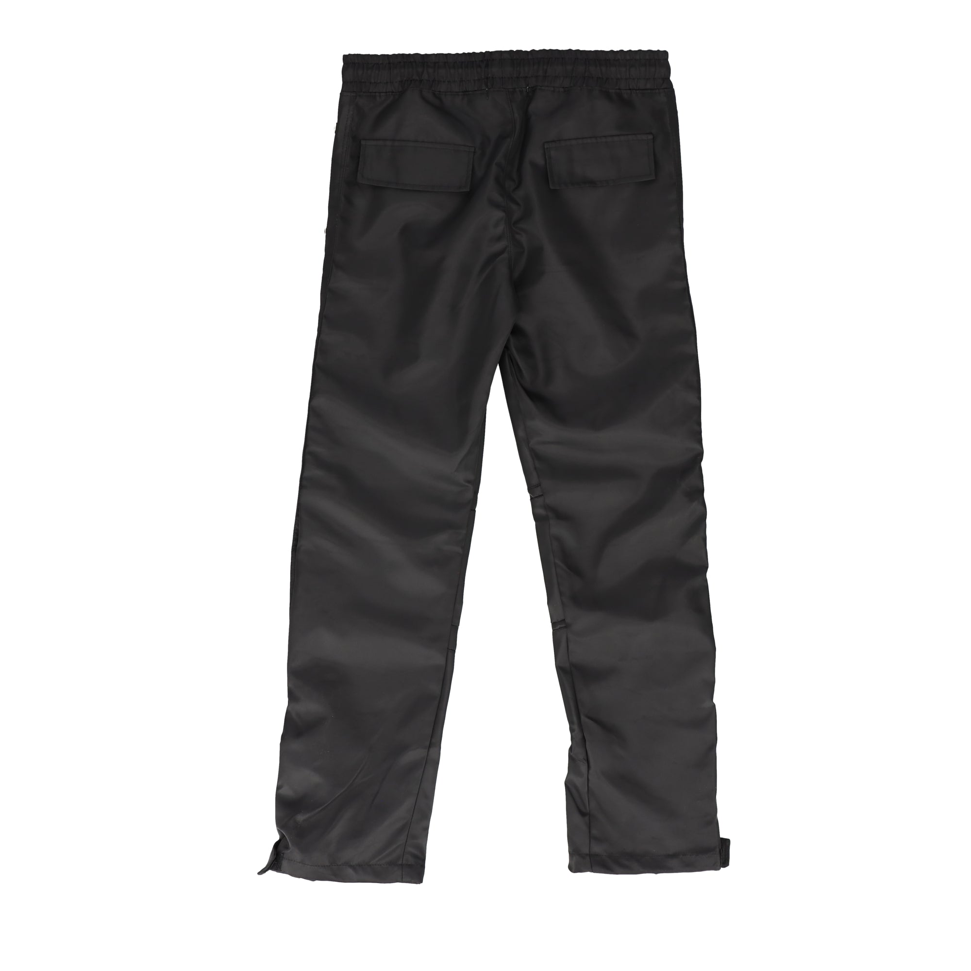 Snap Front Cargo Black Pants – WOODstack
