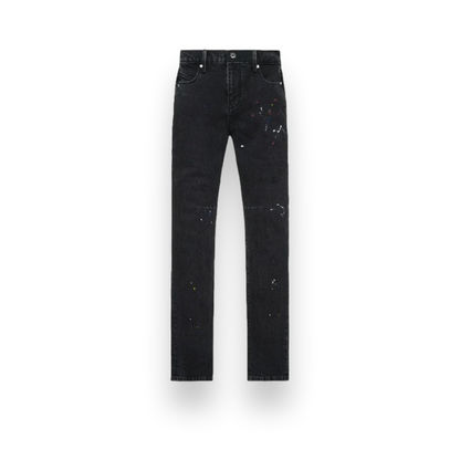 OLIVIER SKINNY JEAN | BLACK TRI PAINT