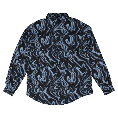 Omar Btn Blue Angel Eyes Shirt