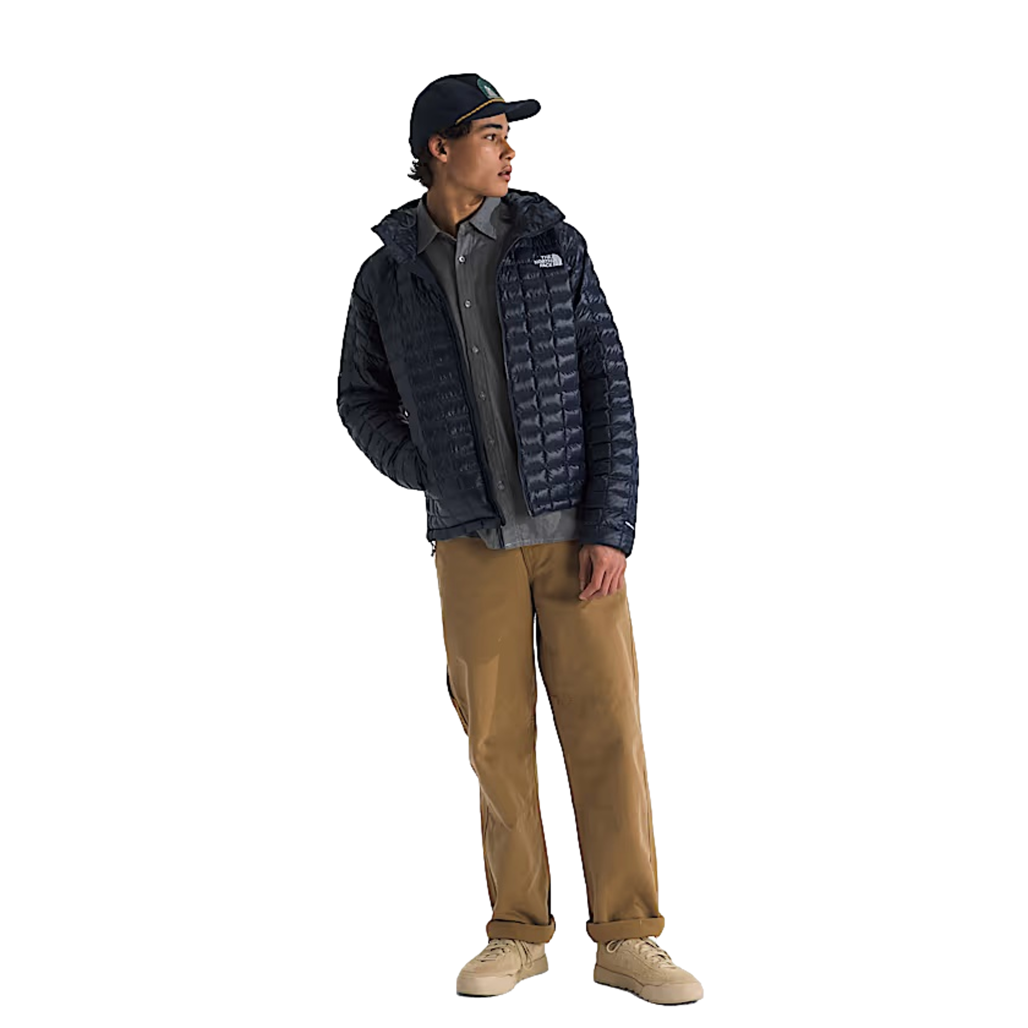 Thermoball Blue Hooded Jacket