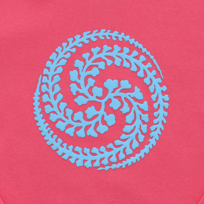 Ivy Yin Yang Swirl Logo Rosado U.S.A Pullover Hoodie