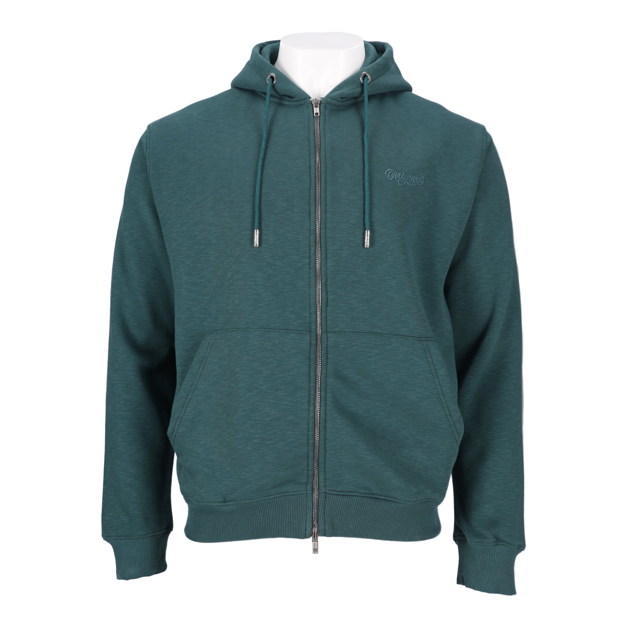 Only One Everyday Green Full Zip Hoodie – WOODstack