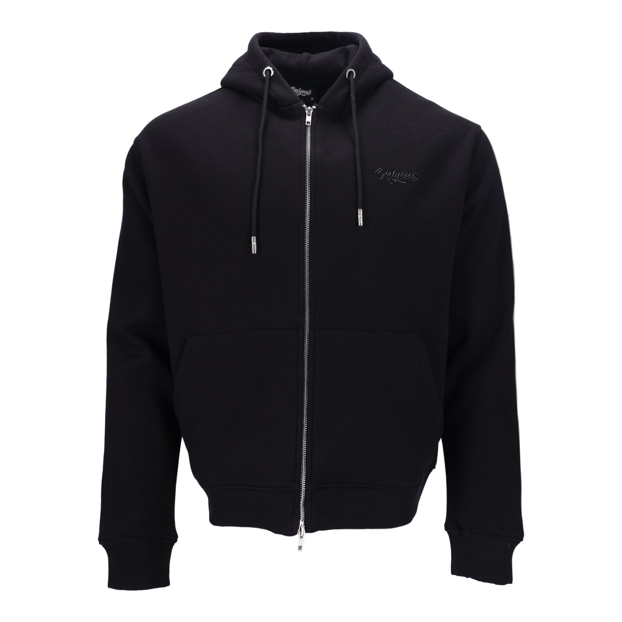 Only One Everyday Black  Full Zip Hoodie