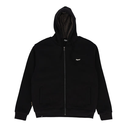 Everyday Sherpa Thermal  Black Full Zip Hoodie