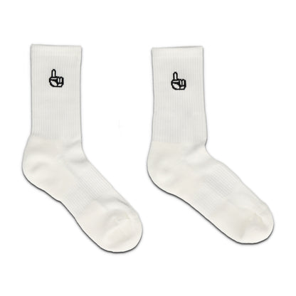 Only One Everyday Crew Socks White