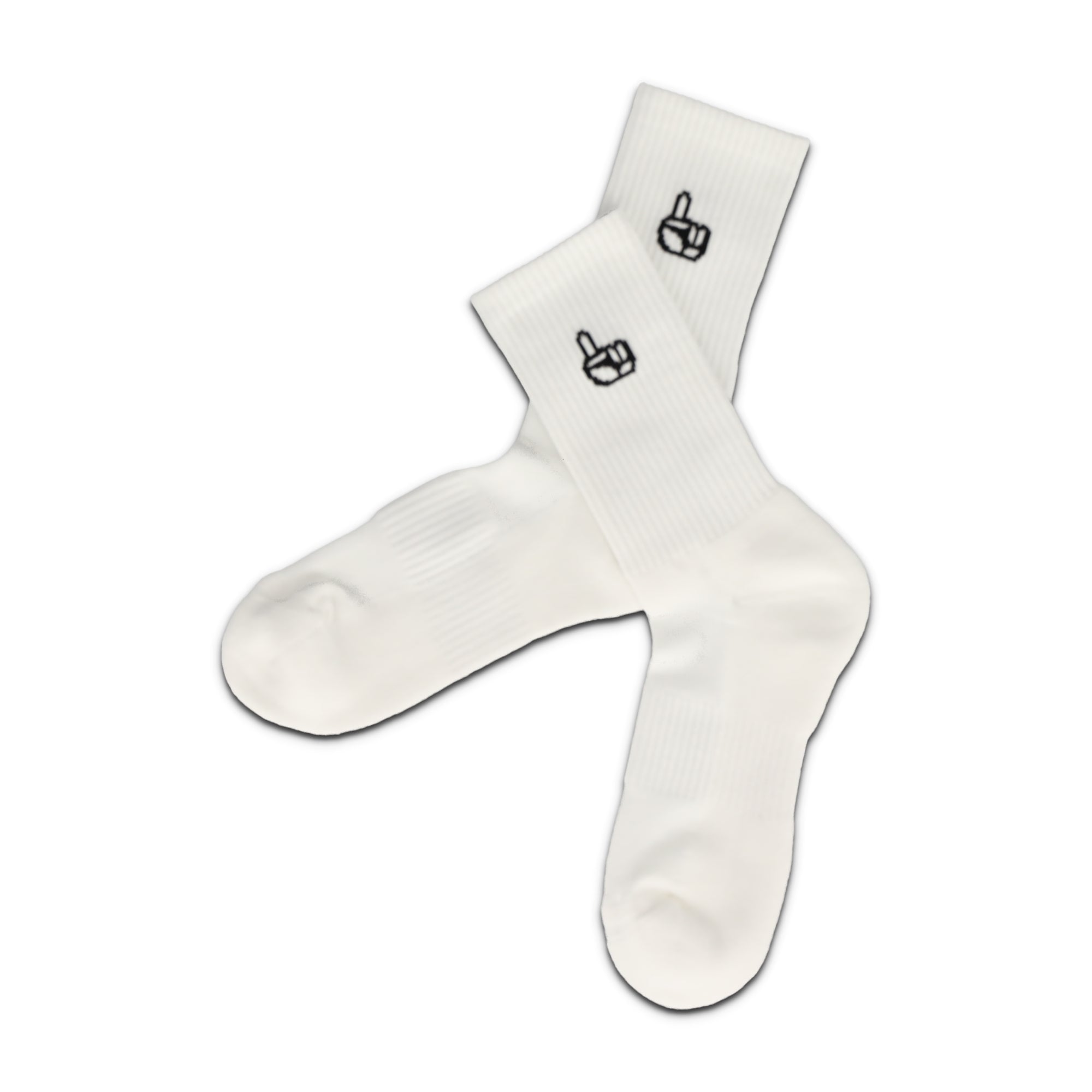 Only One Everyday Crew Socks White