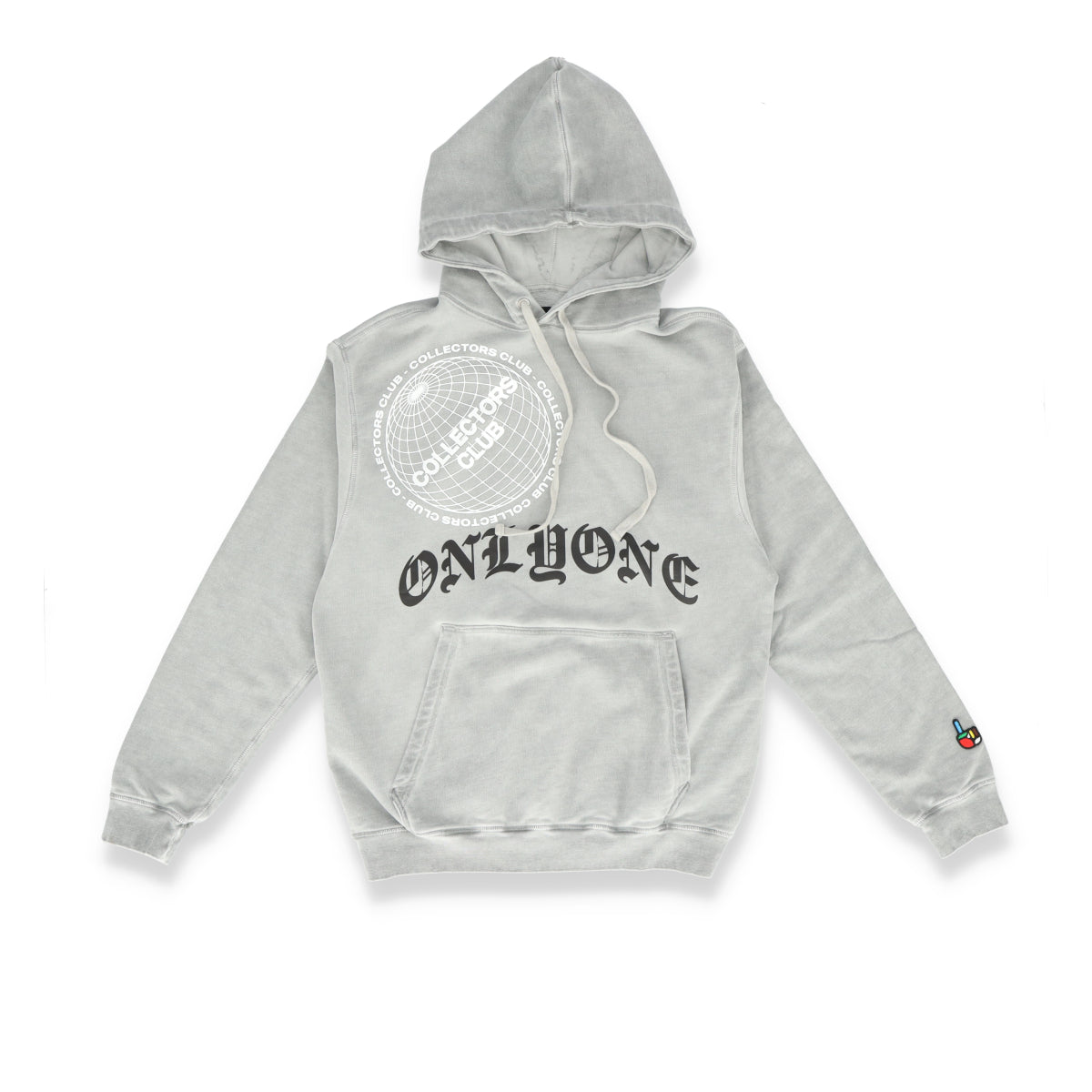 Collectors Club Globe Washed Pullover Hoodie