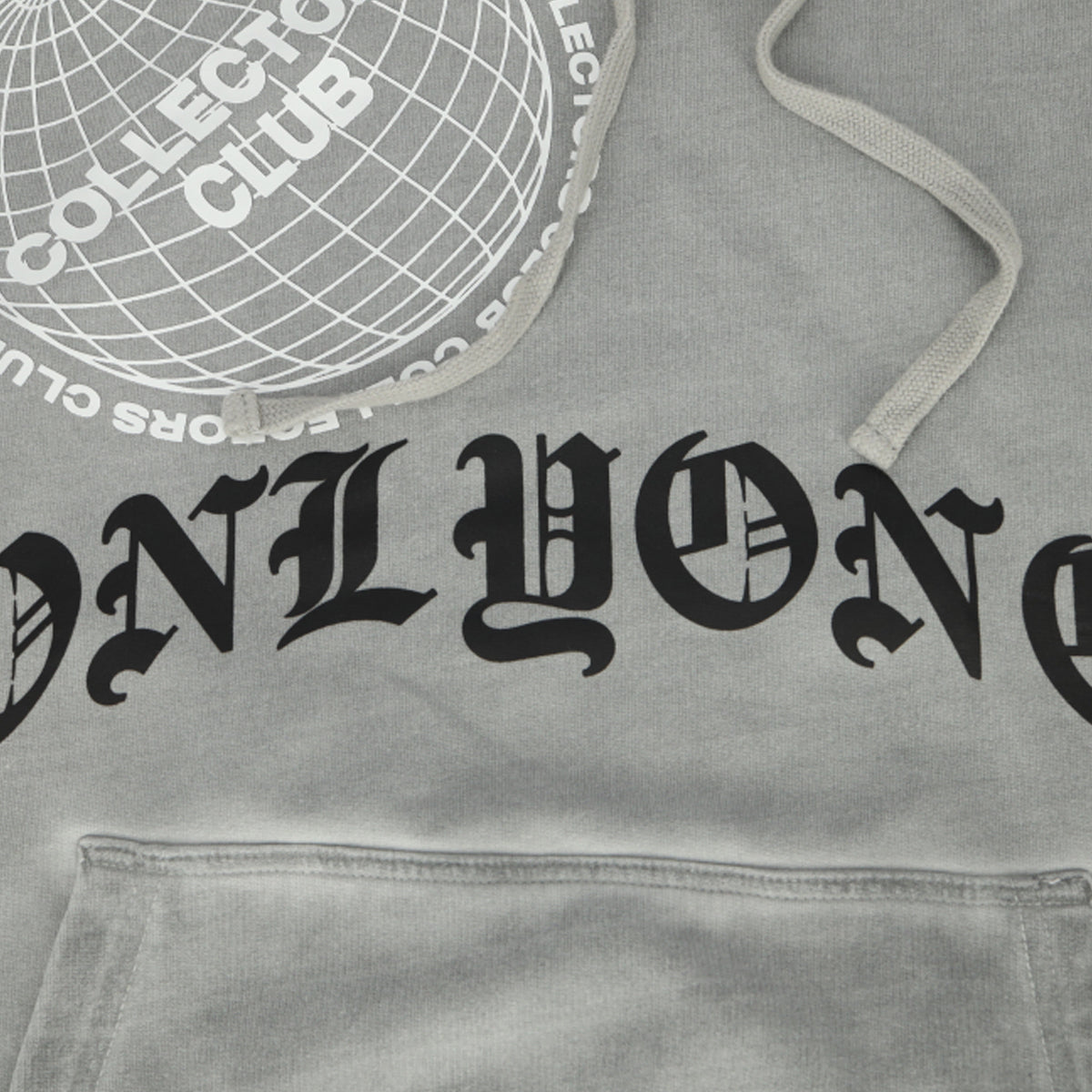 Collectors Club Globe Washed Pullover Hoodie