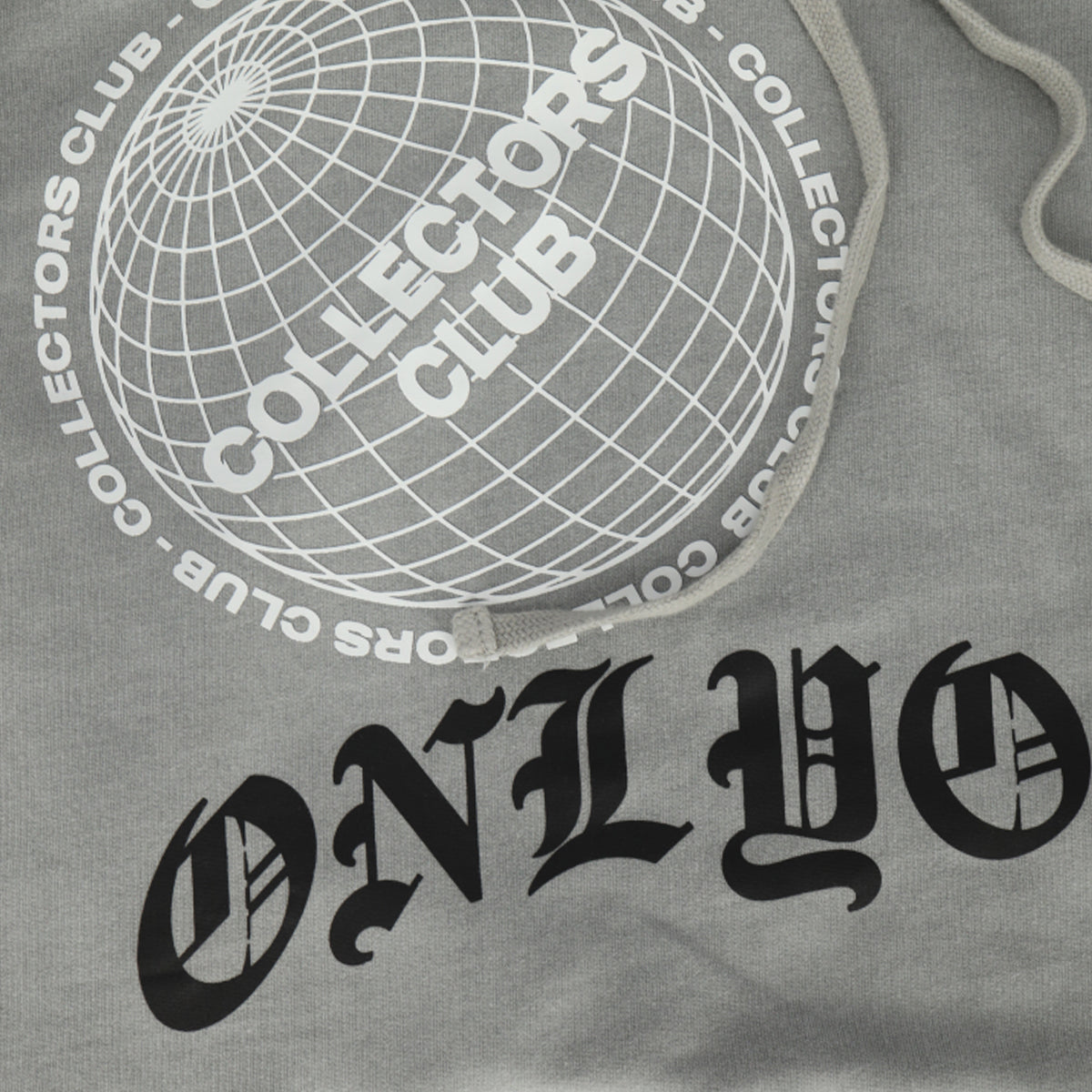Collectors Club Globe Washed Pullover Hoodie