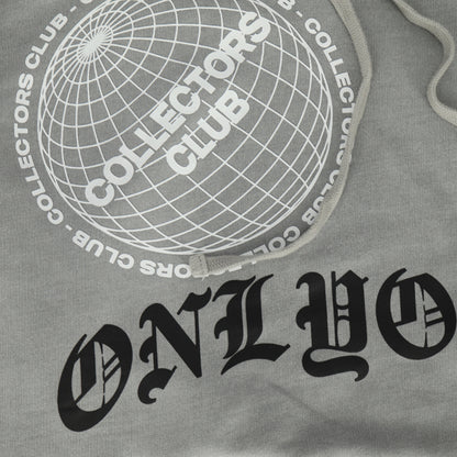 Collectors Club Globe Washed Pullover Hoodie