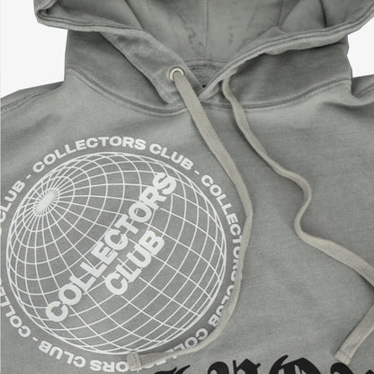 Collectors Club Globe Washed Pullover Hoodie