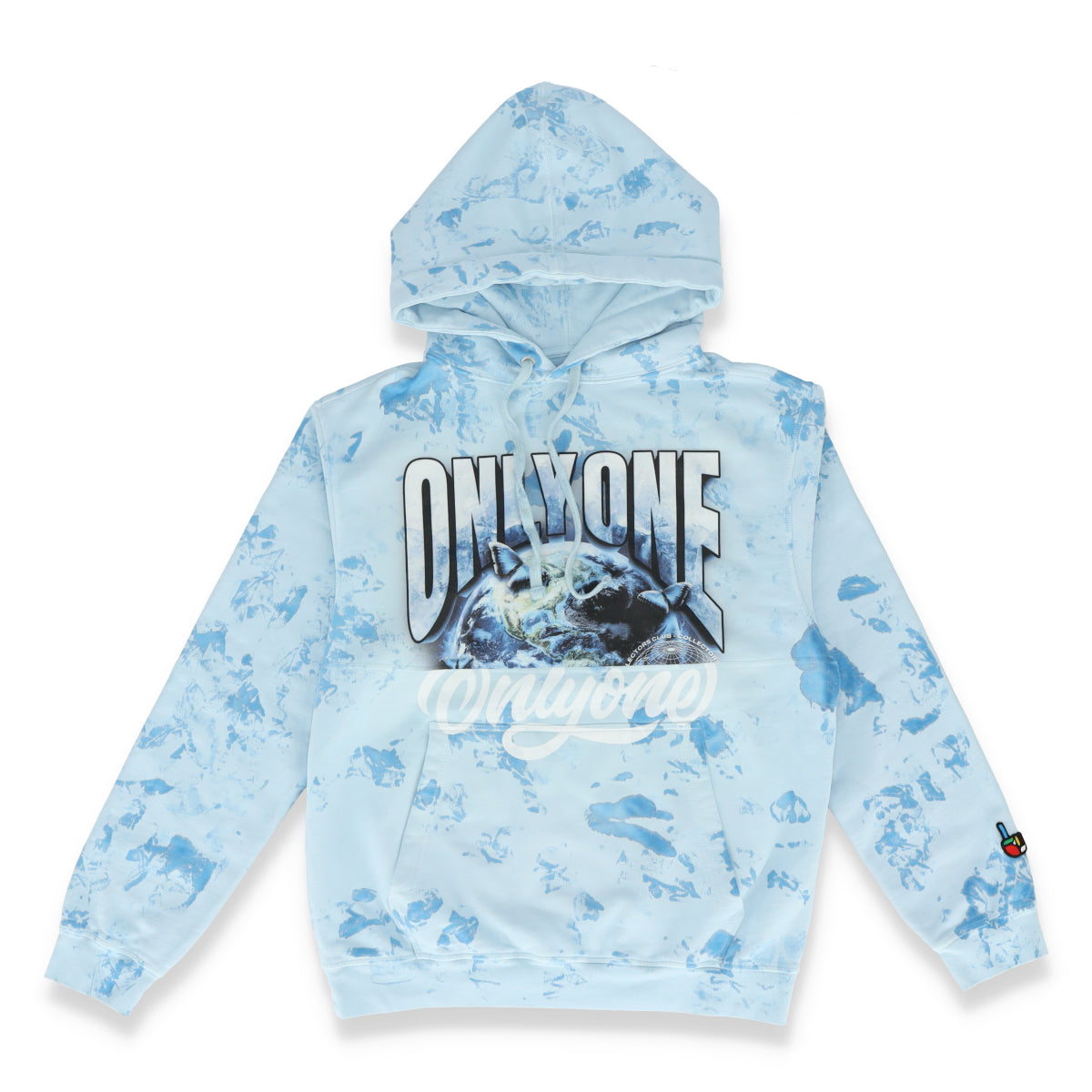 Marble Washed Pullover Hoodie