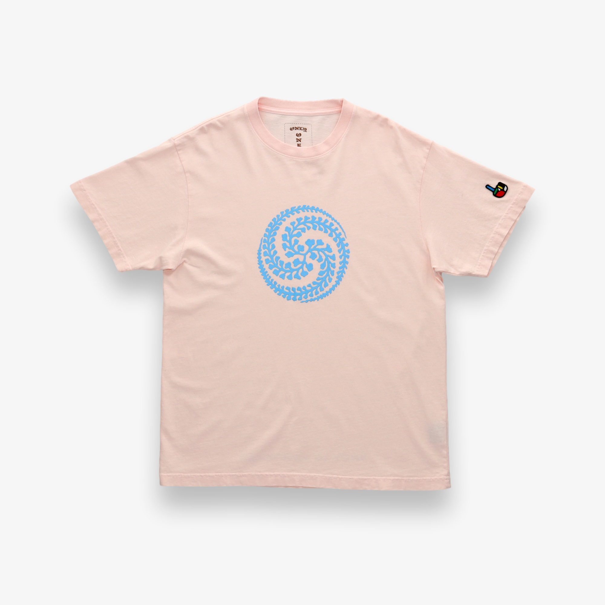 Ivy Yin Yang Swirl Logo Light Pink T-Shirt U.S.A